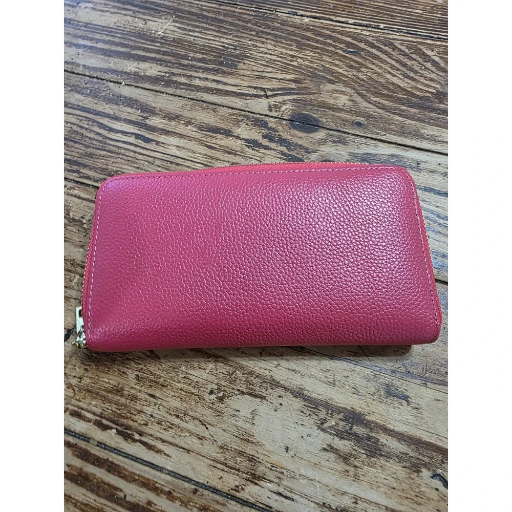 Unknown Brand Medium Zip Wallet - Pink